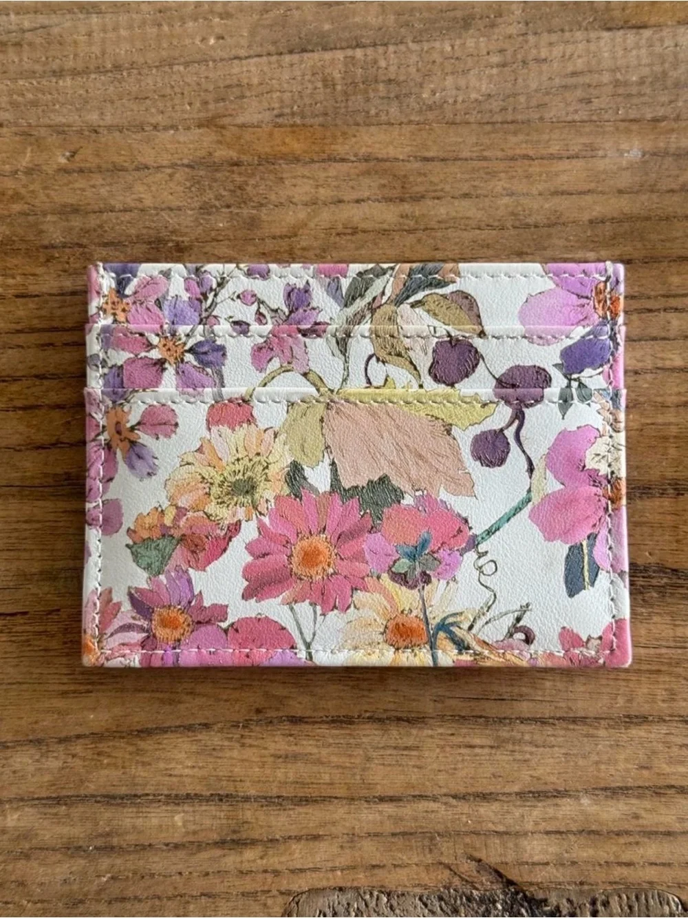 Authentic Dior Floral Card Holder